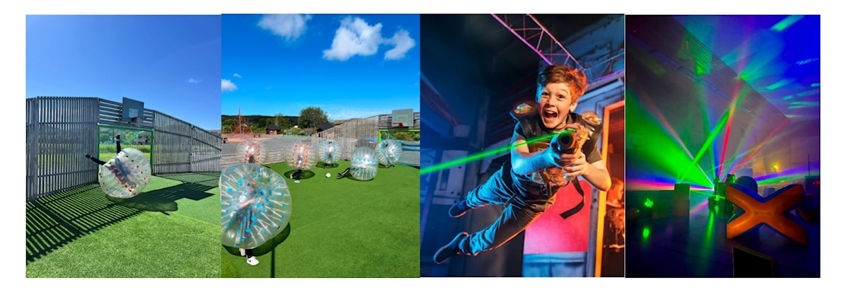 Lasertag og boblefotball onsdag 25.juni